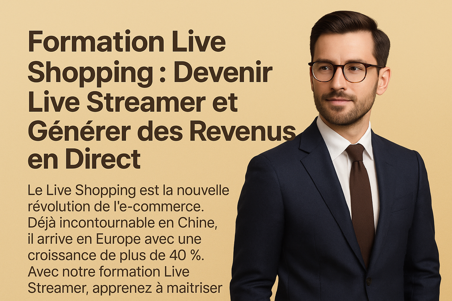 Formation Live Shopping : Devenir Live Streamer et Générer des Revenus en Direct