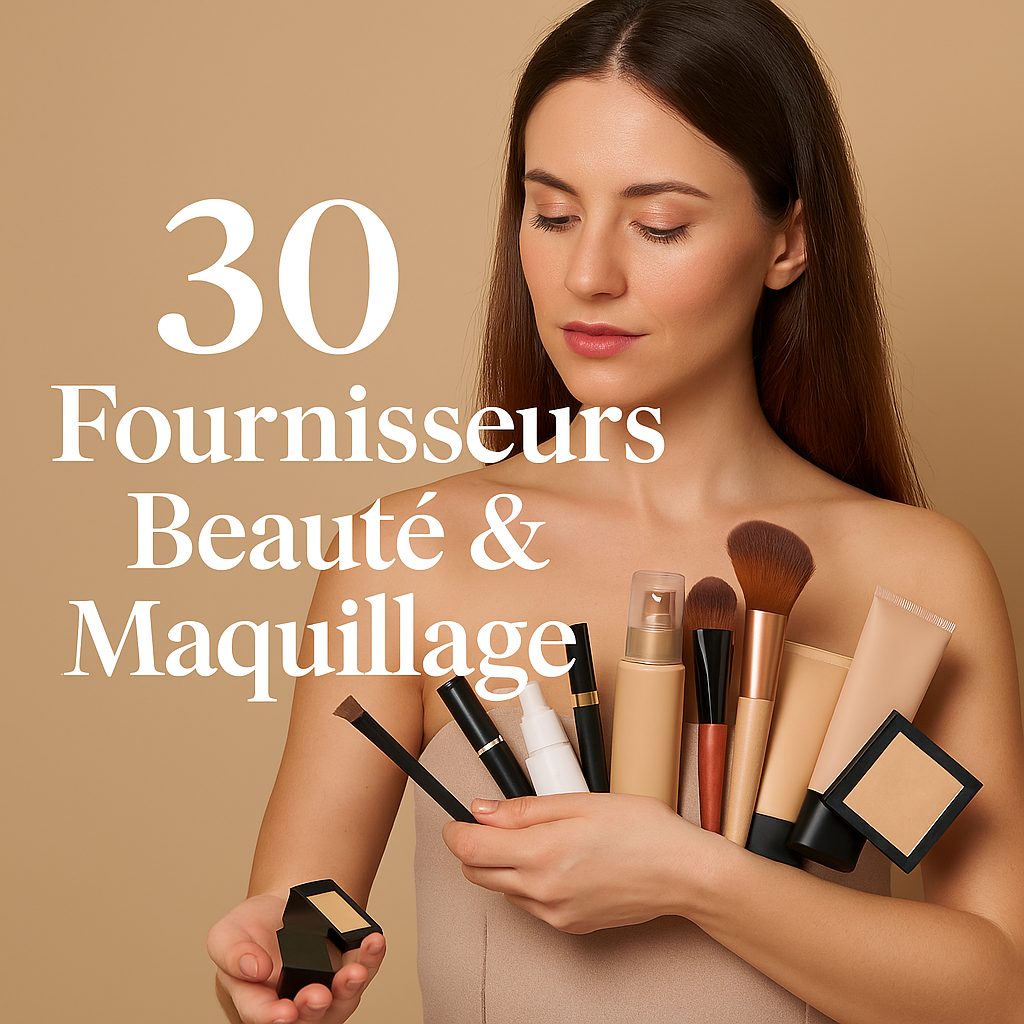 30 Fournisseurs Beauté & Maquillage