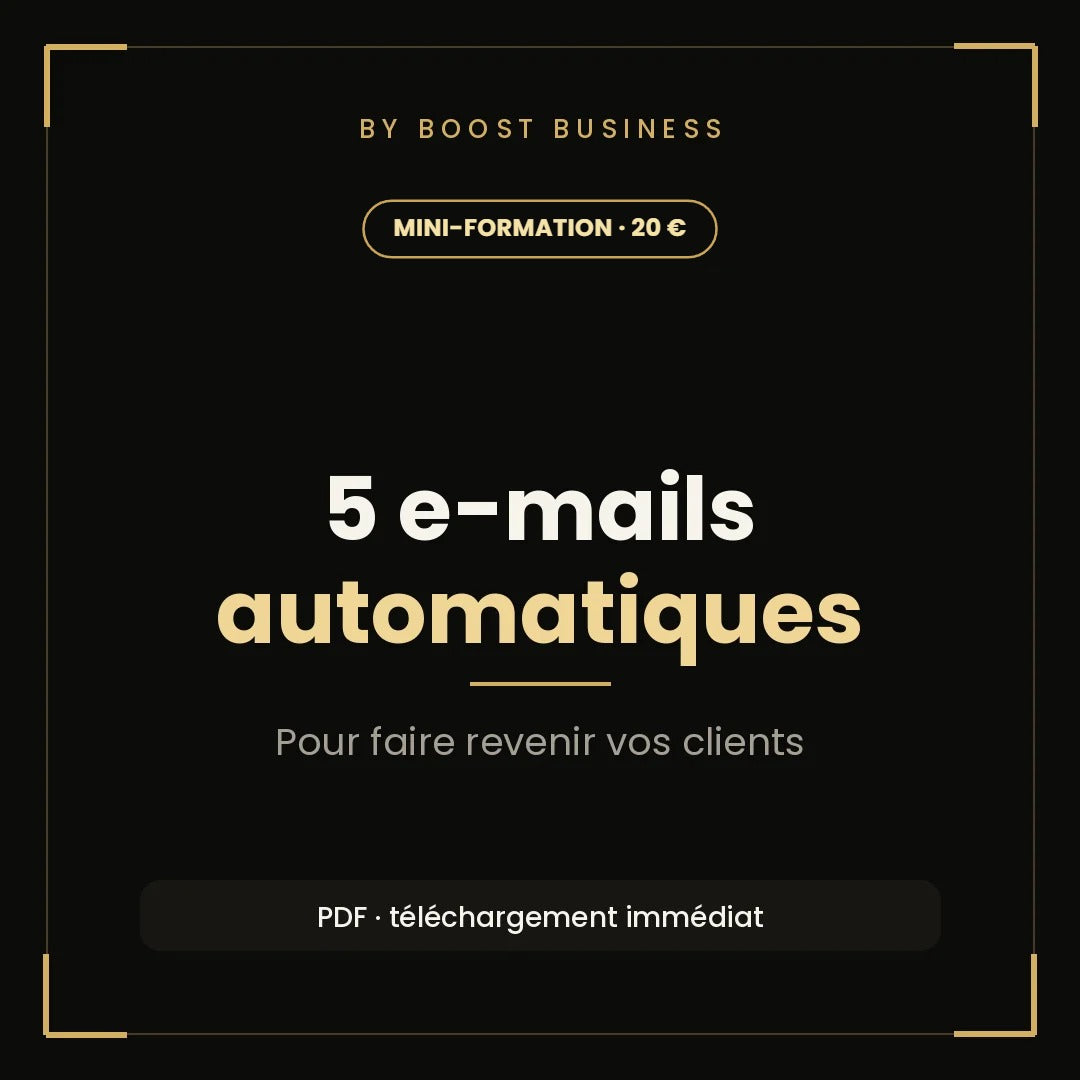 Mini-formation BY BOOST · 20 €