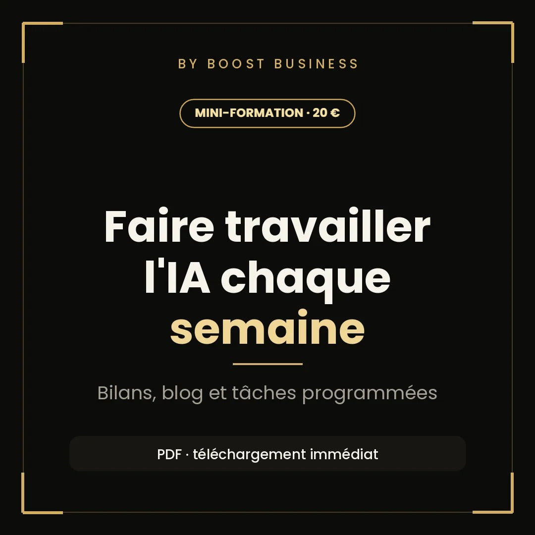Mini-formation BY BOOST · 20 €