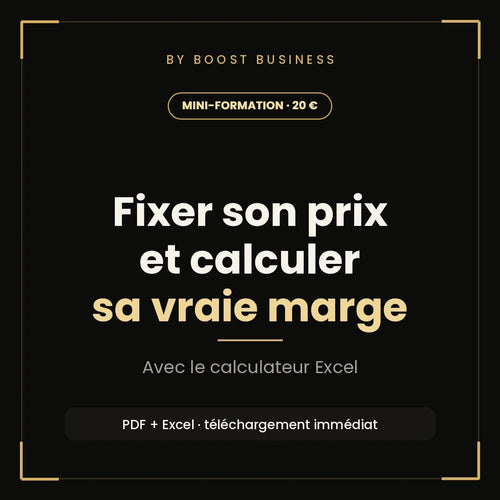 Fixer son prix et calculer sa vraie marge
