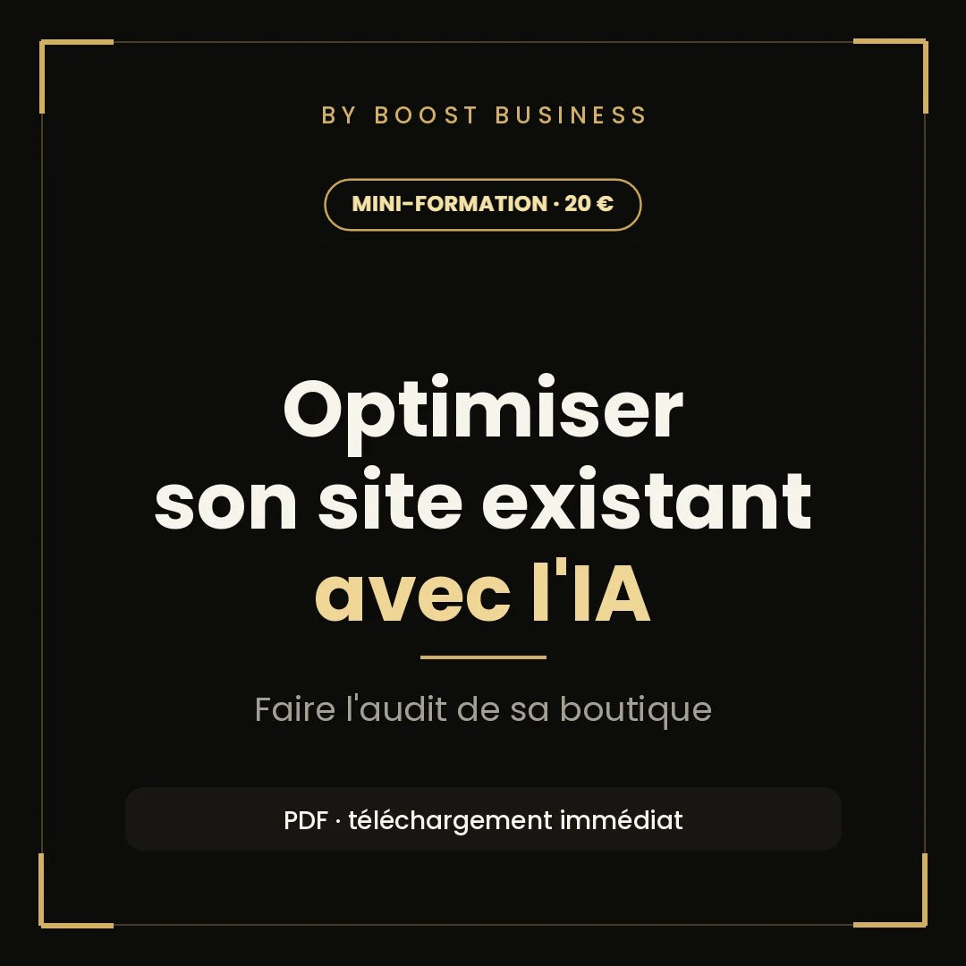 Mini-formation BY BOOST · 20 €