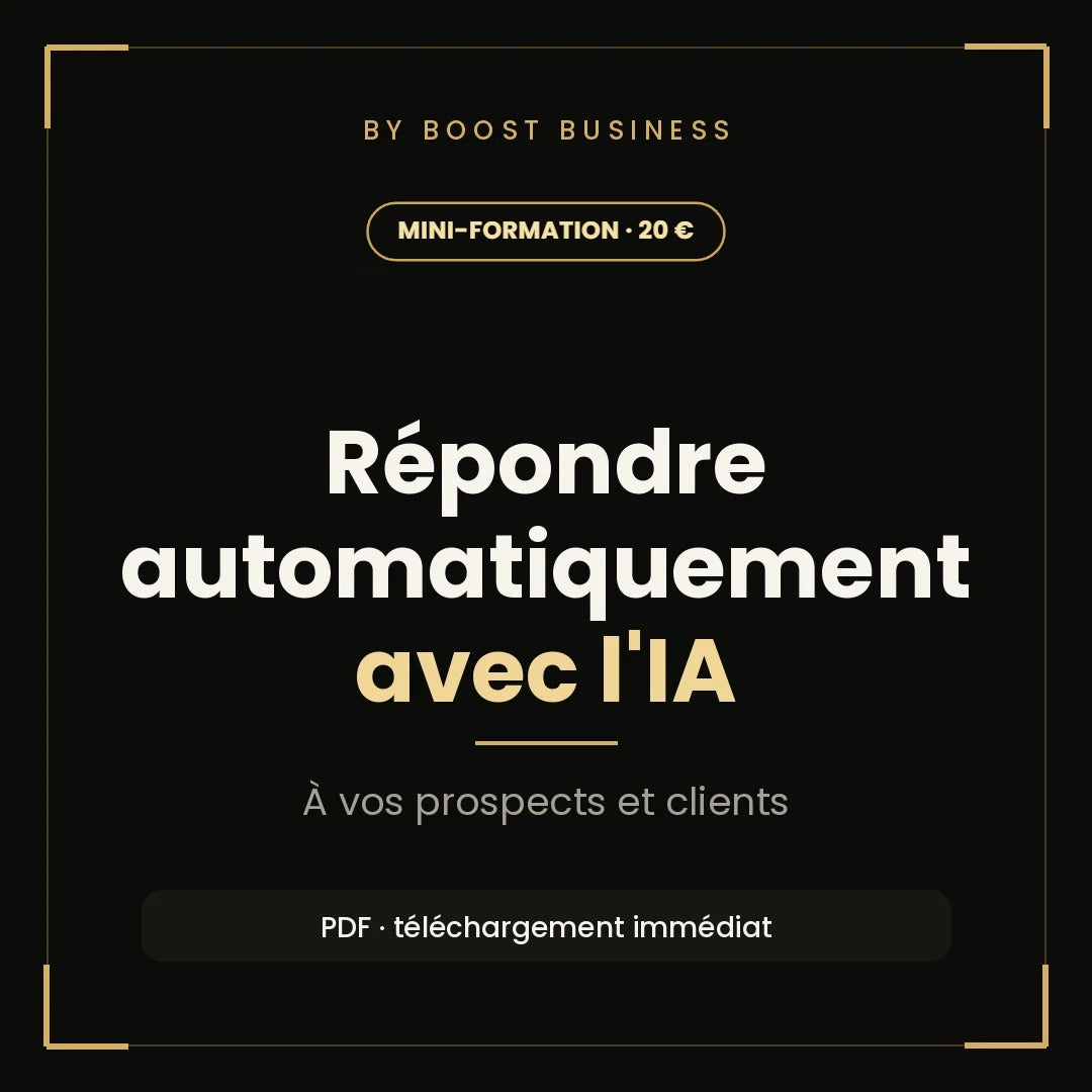 Mini-formation BY BOOST · 20 €