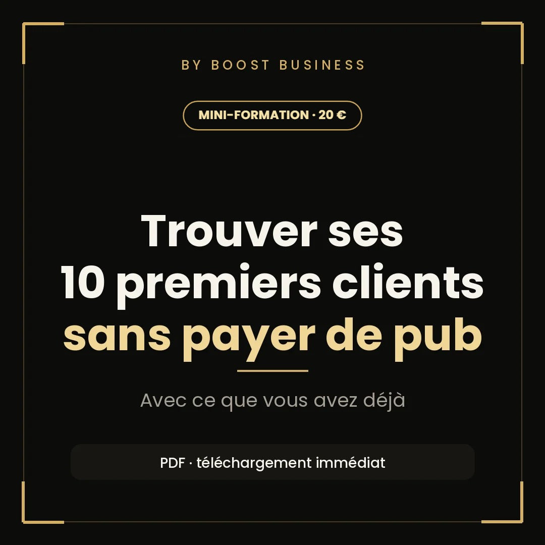 Mini-formation BY BOOST · 20 €