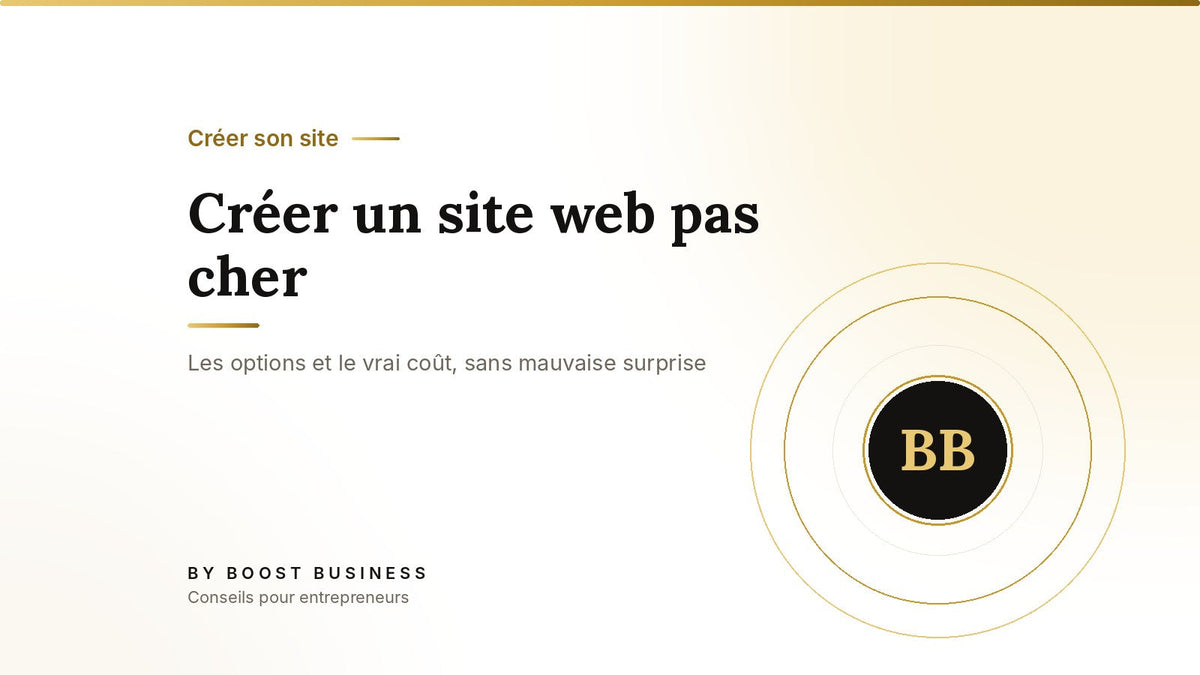 Créer un site web pas cher – Les options et le vrai coût, sans mauvaise surprise