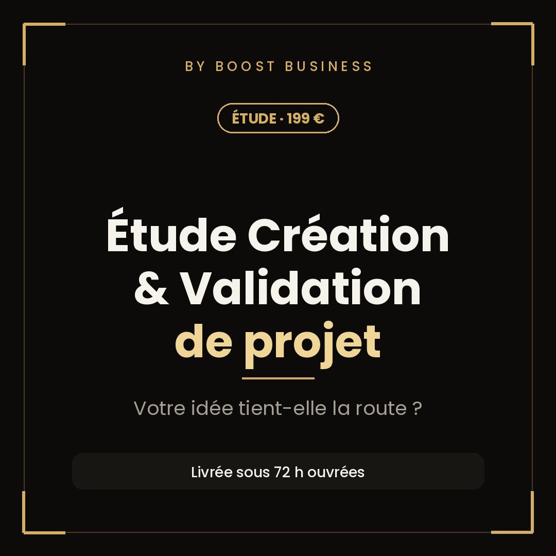 Étude Création & Validation de projet