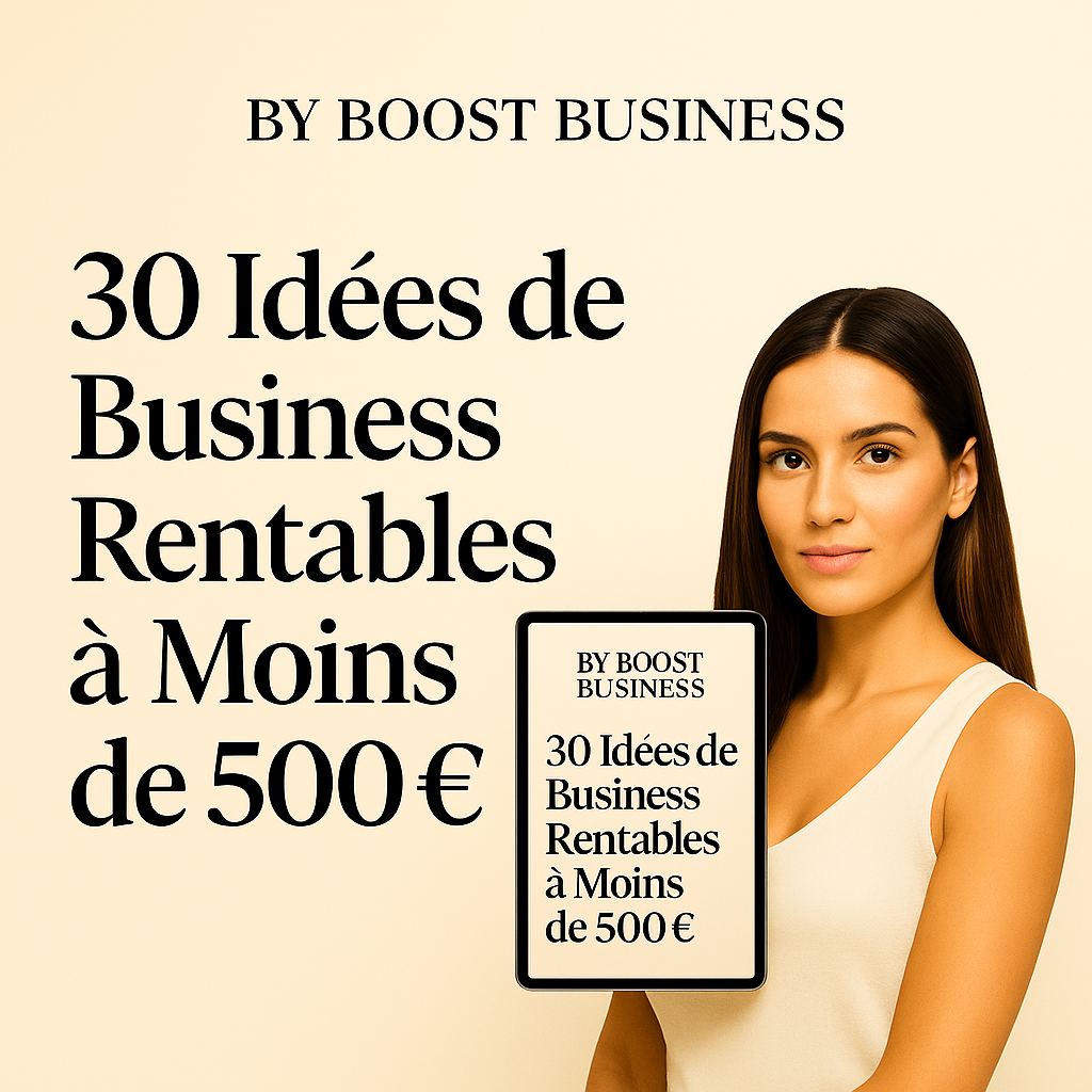 30 idées business rentables à moins de 500 €
