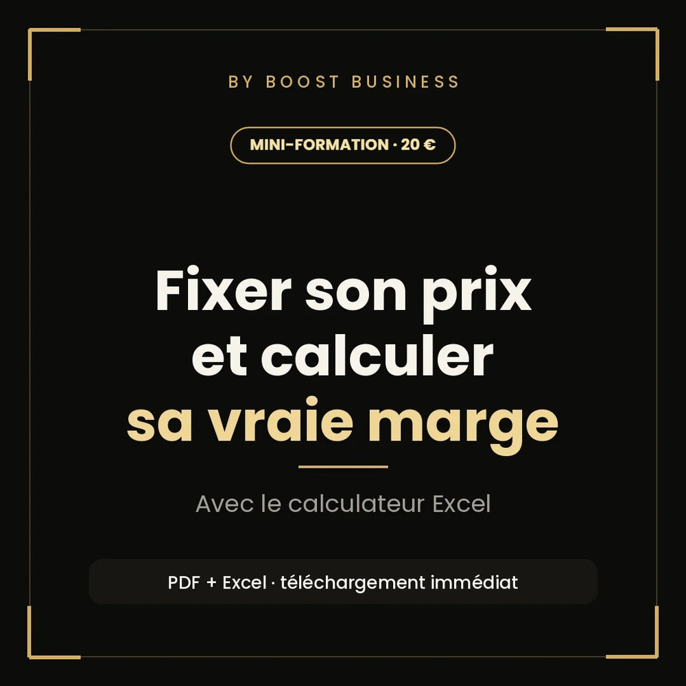 Comment fixer son prix de vente et calculer sa marge