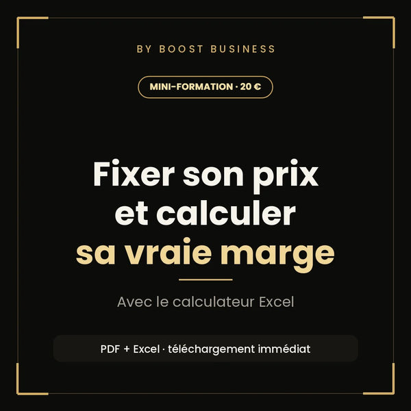 Fixer son prix et calculer sa vraie marge
