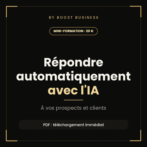 Comment répondre automatiquement aux e-mails clients avec l'IA