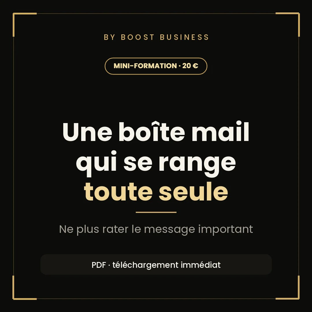 Mini-formation BY BOOST · 20 €