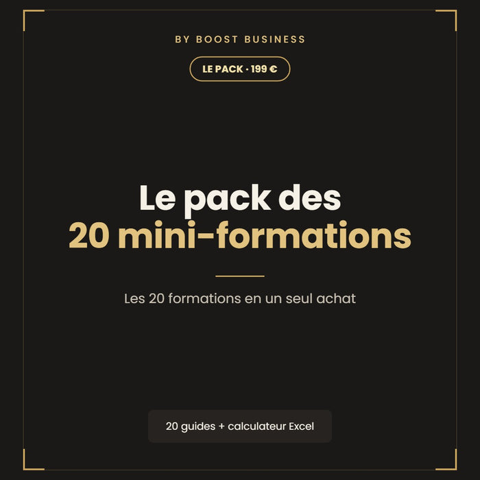 Le pack des 20 mini-formations
